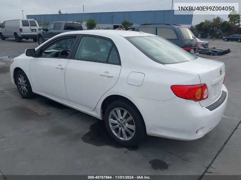 2009 Toyota Corolla Xle VIN: 1NXBU40E99Z004050 Lot: 40767664