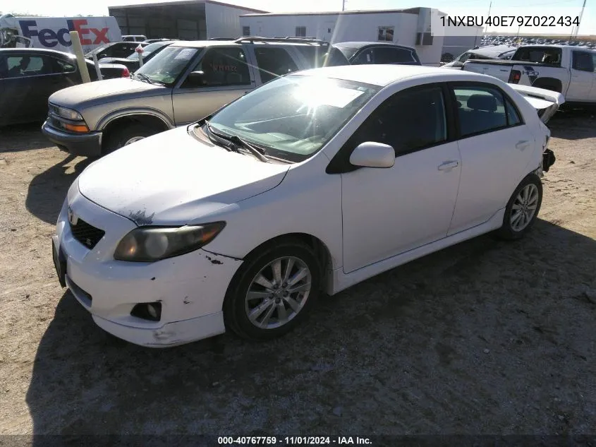 2009 Toyota Corolla S VIN: 1NXBU40E79Z022434 Lot: 40767759