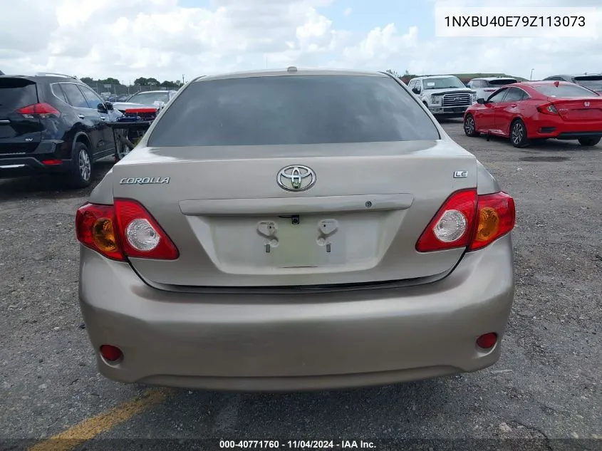 2009 Toyota Corolla Le VIN: 1NXBU40E79Z113073 Lot: 40771760