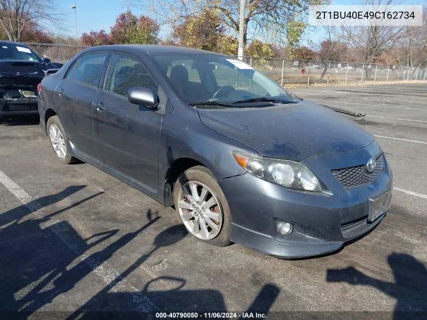 2009 Toyota Corolla S VIN: 2T1BU40E49C162734 Lot: 40790050