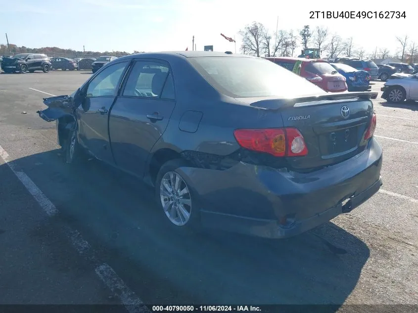 2009 Toyota Corolla S VIN: 2T1BU40E49C162734 Lot: 40790050