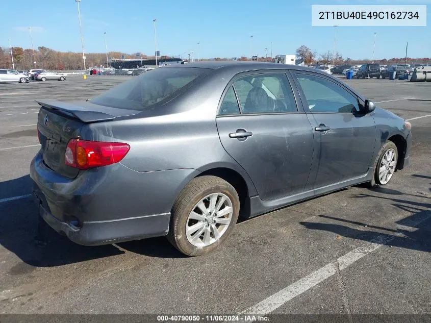 2009 Toyota Corolla S VIN: 2T1BU40E49C162734 Lot: 40790050