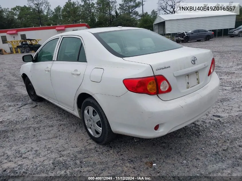 2009 Toyota Corolla VIN: 1NXBU40E49Z016557 Lot: 40812049