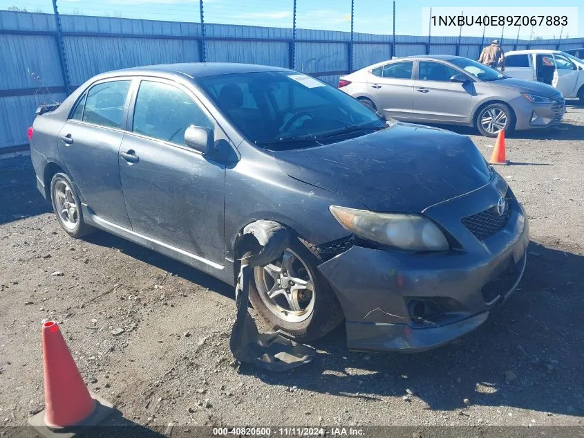 2009 Toyota Corolla S/Le/Xle VIN: 1NXBU40E89Z067883 Lot: 40820500