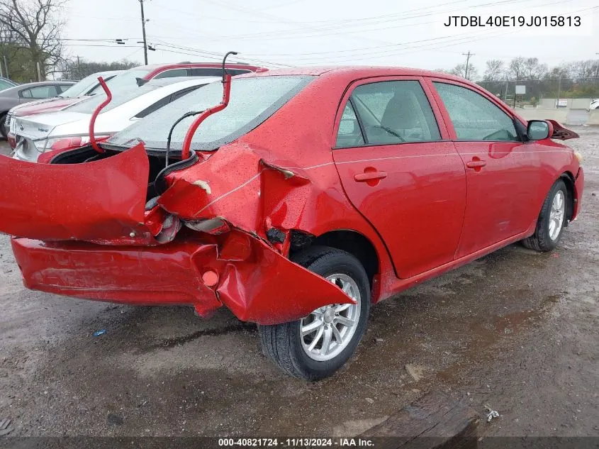 2009 Toyota Corolla Le VIN: JTDBL40E19J015813 Lot: 40821724