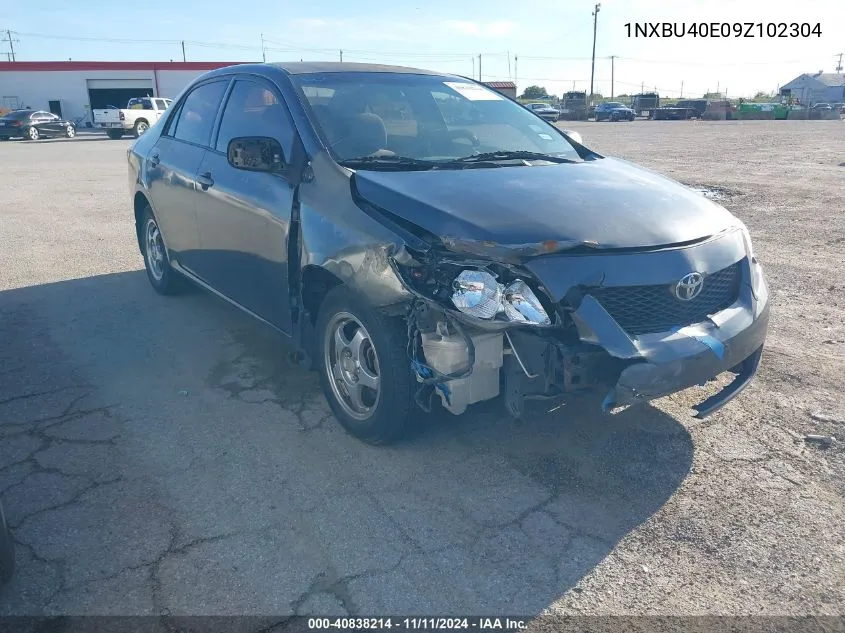 2009 Toyota Corolla Le VIN: 1NXBU40E09Z102304 Lot: 40838214