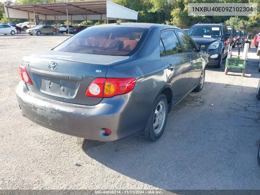 2009 Toyota Corolla Le VIN: 1NXBU40E09Z102304 Lot: 40838214