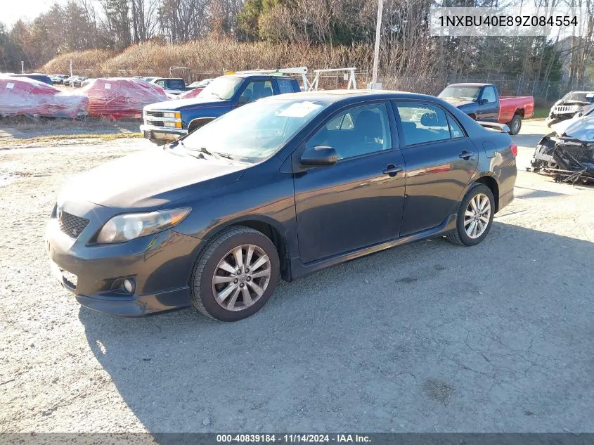 2009 Toyota Corolla S VIN: 1NXBU40E89Z084554 Lot: 40839184