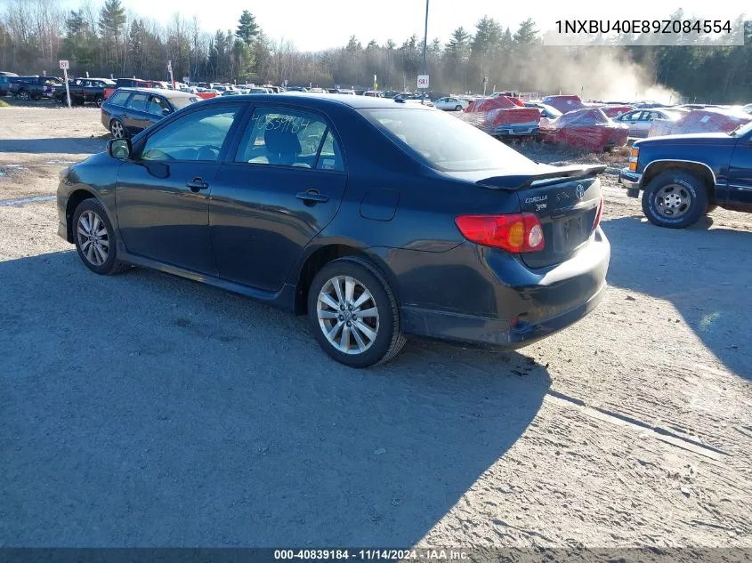 2009 Toyota Corolla S VIN: 1NXBU40E89Z084554 Lot: 40839184