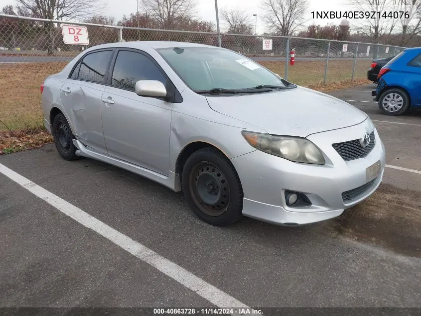 2009 Toyota Corolla S VIN: 1NXBU40E39Z144076 Lot: 40863728