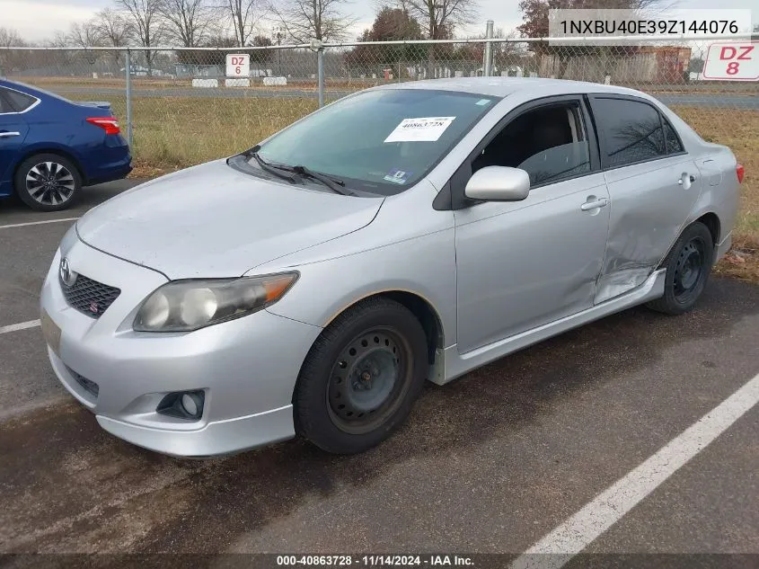 2009 Toyota Corolla S VIN: 1NXBU40E39Z144076 Lot: 40863728