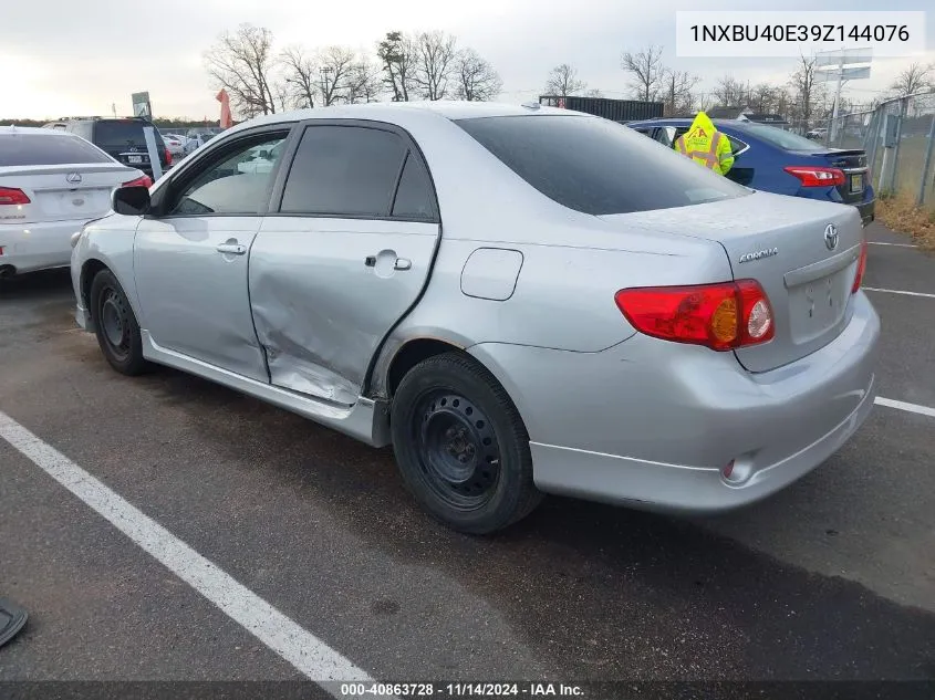 2009 Toyota Corolla S VIN: 1NXBU40E39Z144076 Lot: 40863728