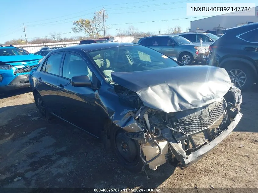 2009 Toyota Corolla Le VIN: 1NXBU40E89Z147734 Lot: 40875787