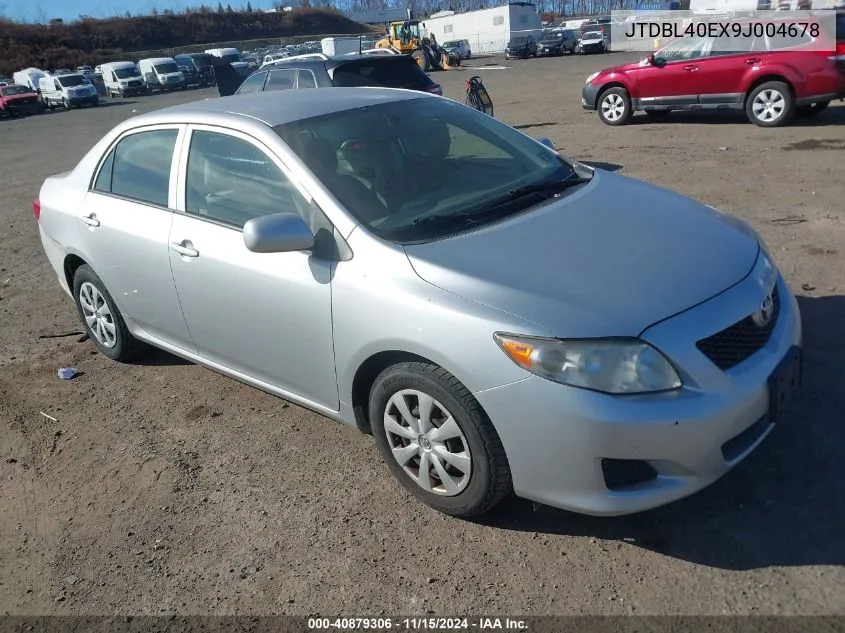 2009 Toyota Corolla Le VIN: JTDBL40EX9J004678 Lot: 40879306