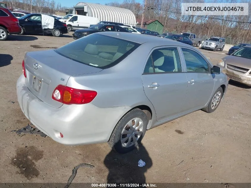 2009 Toyota Corolla Le VIN: JTDBL40EX9J004678 Lot: 40879306