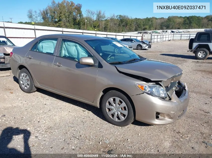 2009 Toyota Corolla Le VIN: 1NXBU40E09Z037471 Lot: 40885449