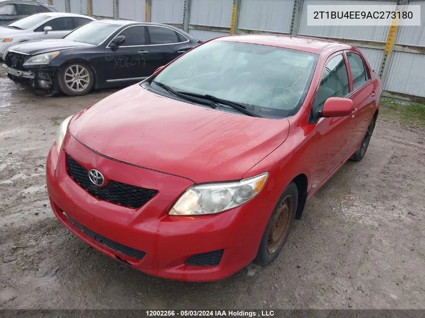 2010 Toyota Corolla VIN: 2T1BU4EE9AC273180 Lot: 12002256