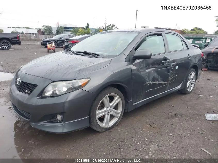 2010 Toyota Corolla VIN: 1NXBE40E79Z036458 Lot: 12031566