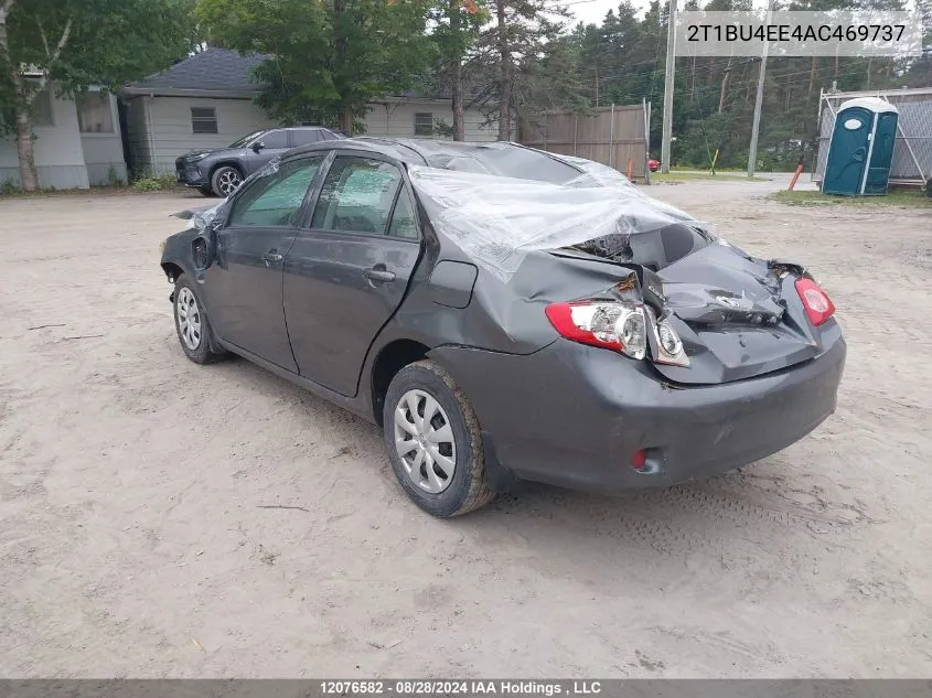 2010 Toyota Corolla Ce VIN: 2T1BU4EE4AC469737 Lot: 12076582