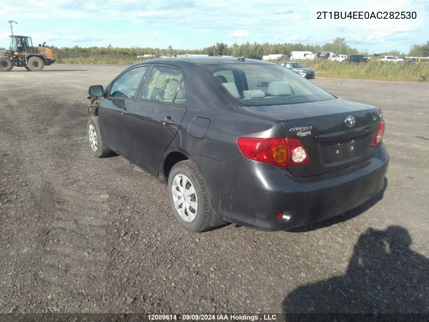 2010 Toyota Corolla S/Le/Xle VIN: 2T1BU4EE0AC282530 Lot: 12089614