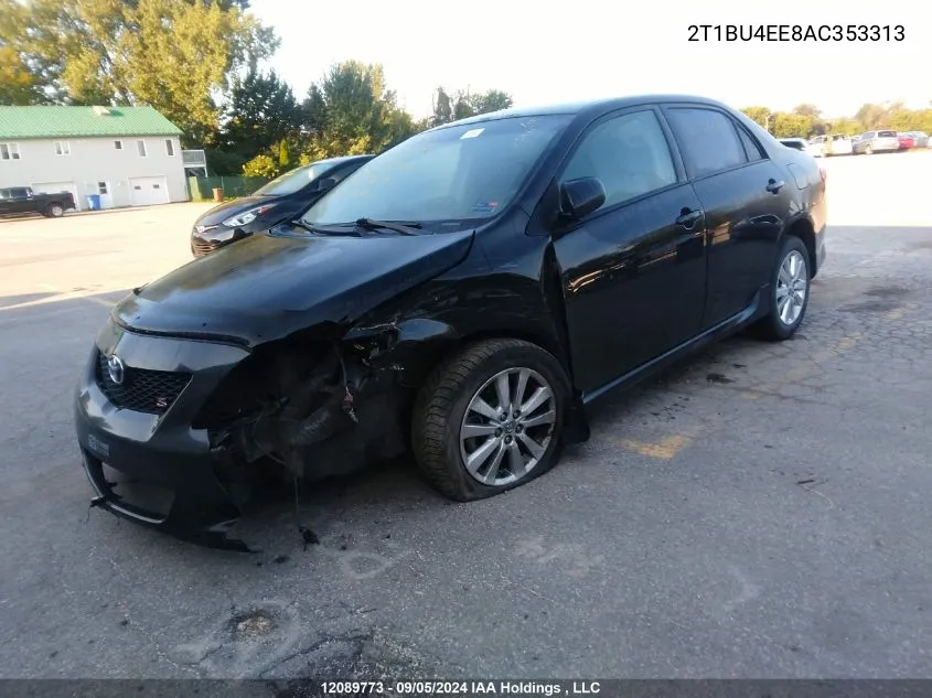 2010 Toyota Corolla S/Le/Xle VIN: 2T1BU4EE8AC353313 Lot: 12089773