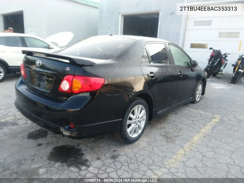 2T1BU4EE8AC353313 2010 Toyota Corolla S/Le/Xle