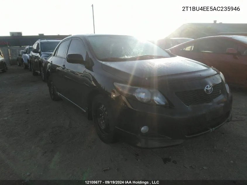 2010 Toyota Corolla S/Le/Xle VIN: 2T1BU4EE5AC235946 Lot: 12105677