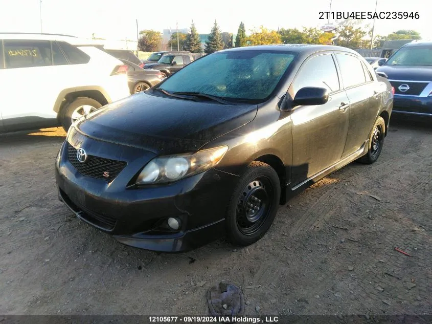 2010 Toyota Corolla S/Le/Xle VIN: 2T1BU4EE5AC235946 Lot: 12105677