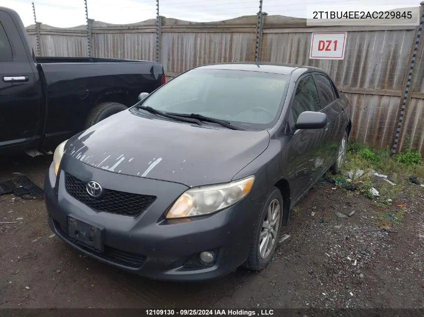 2010 Toyota Corolla S/Le/Xle VIN: 2T1BU4EE2AC229845 Lot: 12109130