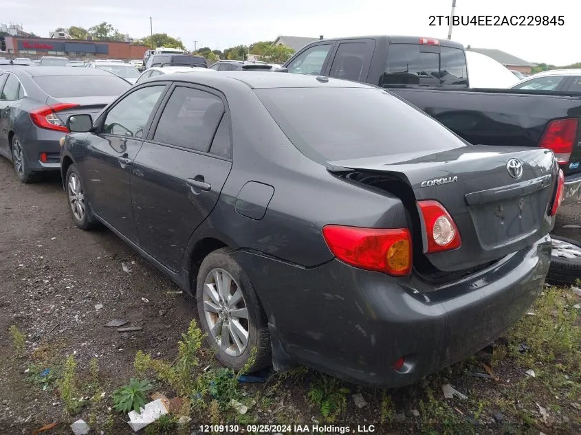 2010 Toyota Corolla S/Le/Xle VIN: 2T1BU4EE2AC229845 Lot: 12109130