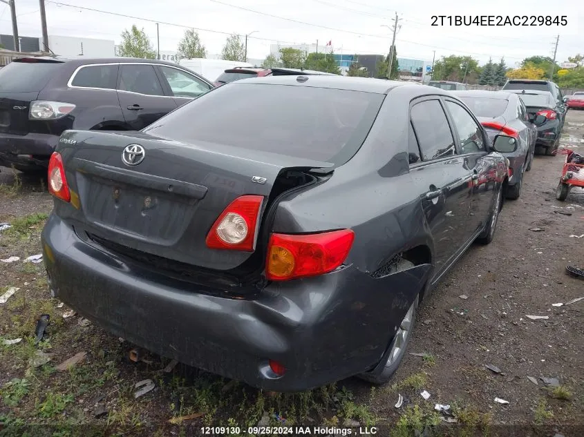 2010 Toyota Corolla S/Le/Xle VIN: 2T1BU4EE2AC229845 Lot: 12109130