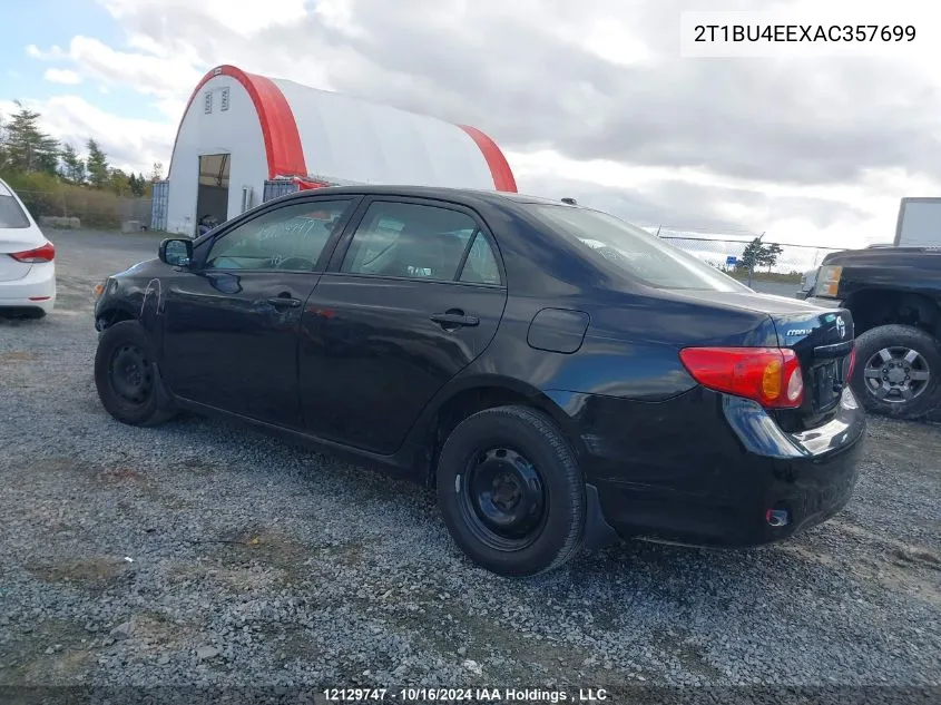 2010 Toyota Corolla S/Le/Xle VIN: 2T1BU4EEXAC357699 Lot: 12129747