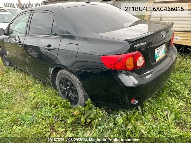 2010 Toyota Corolla Ce VIN: 2T1BU4EE6AC466015 Lot: 20167839