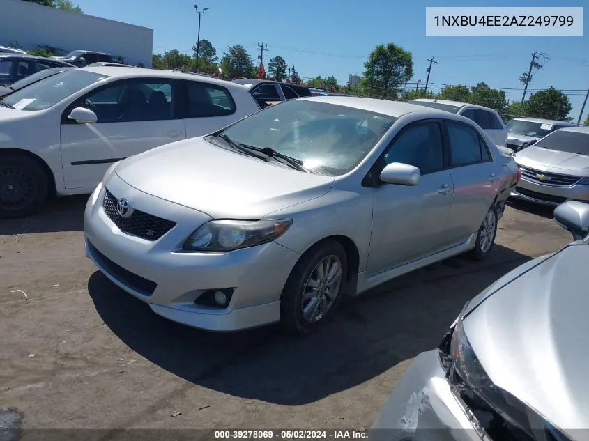 1NXBU4EE2AZ249799 2010 Toyota Corolla S