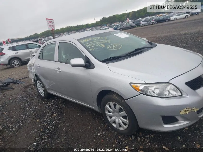 2010 Toyota Corolla Le VIN: 2T1BU4EE6AC349535 Lot: 39499776