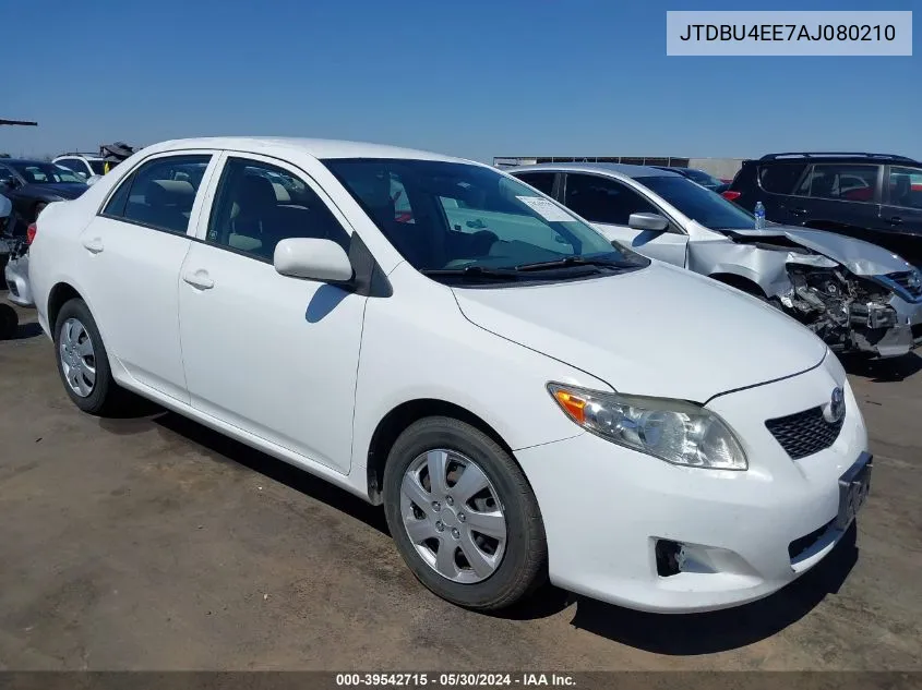 2010 Toyota Corolla Le VIN: JTDBU4EE7AJ080210 Lot: 39542715