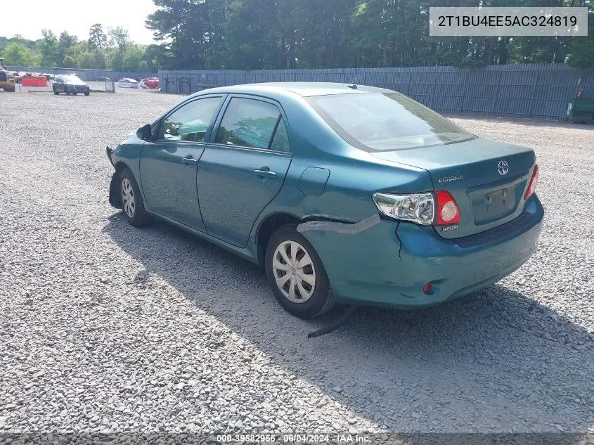 2T1BU4EE5AC324819 2010 Toyota Corolla Le