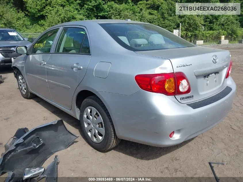 2T1BU4EEXAC268036 2010 Toyota Corolla Le