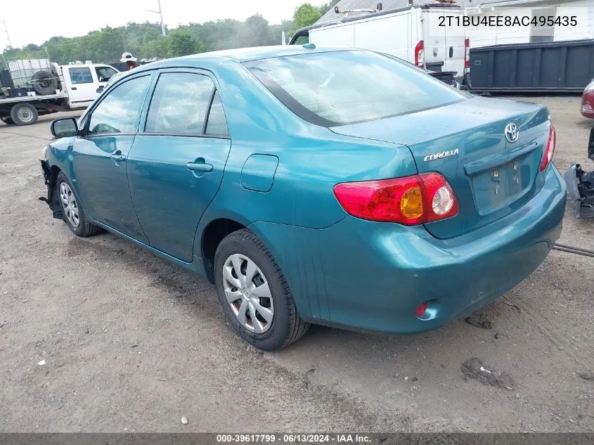 2010 Toyota Corolla Le VIN: 2T1BU4EE8AC495435 Lot: 39617799