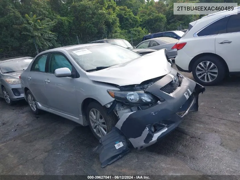 2010 Toyota Corolla S VIN: 2T1BU4EEXAC460489 Lot: 39627041