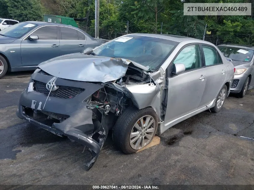 2010 Toyota Corolla S VIN: 2T1BU4EEXAC460489 Lot: 39627041