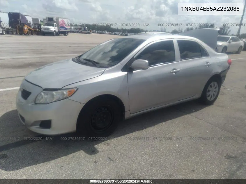 2010 Toyota Corolla Le VIN: 1NXBU4EE5AZ232088 Lot: 39709379