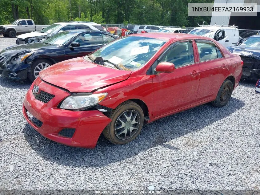 2010 Toyota Corolla Le VIN: 1NXBU4EE7AZ169933 Lot: 40512767