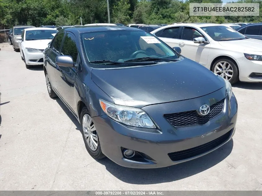 2010 Toyota Corolla Le VIN: 2T1BU4EE8AC282582 Lot: 39792208