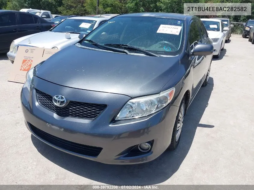 2010 Toyota Corolla Le VIN: 2T1BU4EE8AC282582 Lot: 39792208