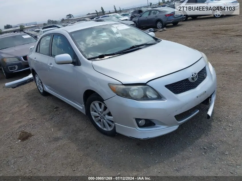 2010 Toyota Corolla S VIN: 2T1BU4EE9AC454103 Lot: 39851269