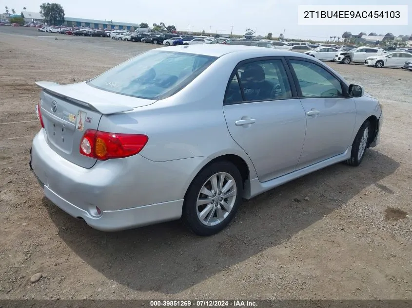 2010 Toyota Corolla S VIN: 2T1BU4EE9AC454103 Lot: 39851269