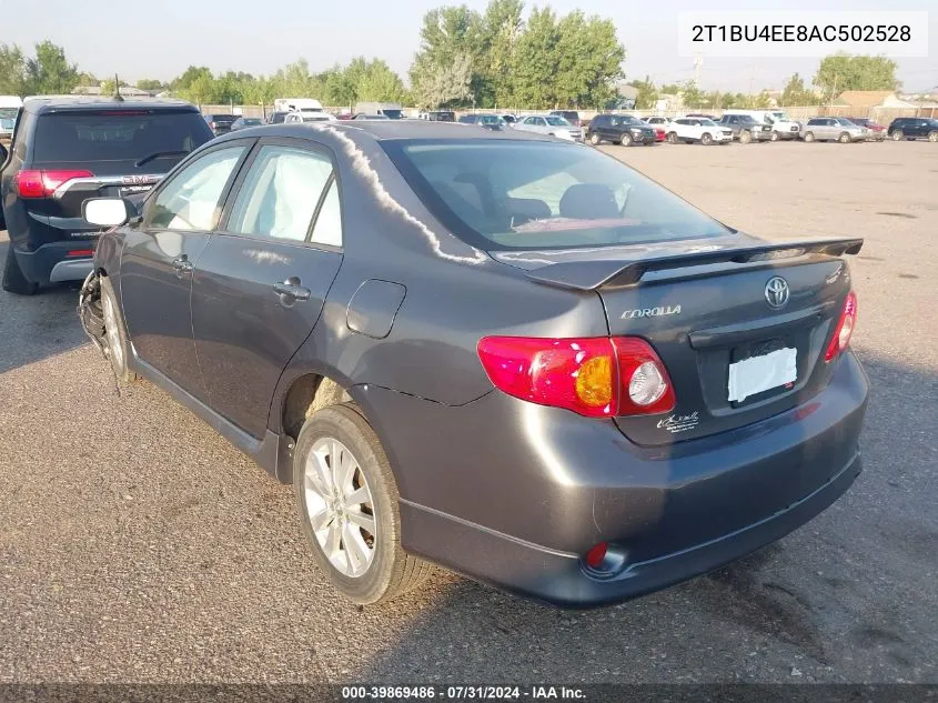 2010 Toyota Corolla S VIN: 2T1BU4EE8AC502528 Lot: 39869486