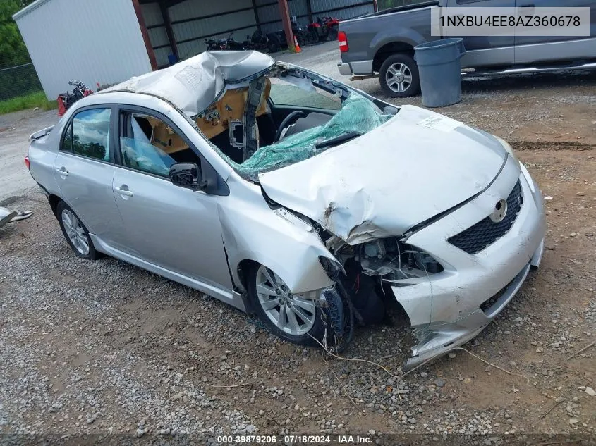 1NXBU4EE8AZ360678 2010 Toyota Corolla S