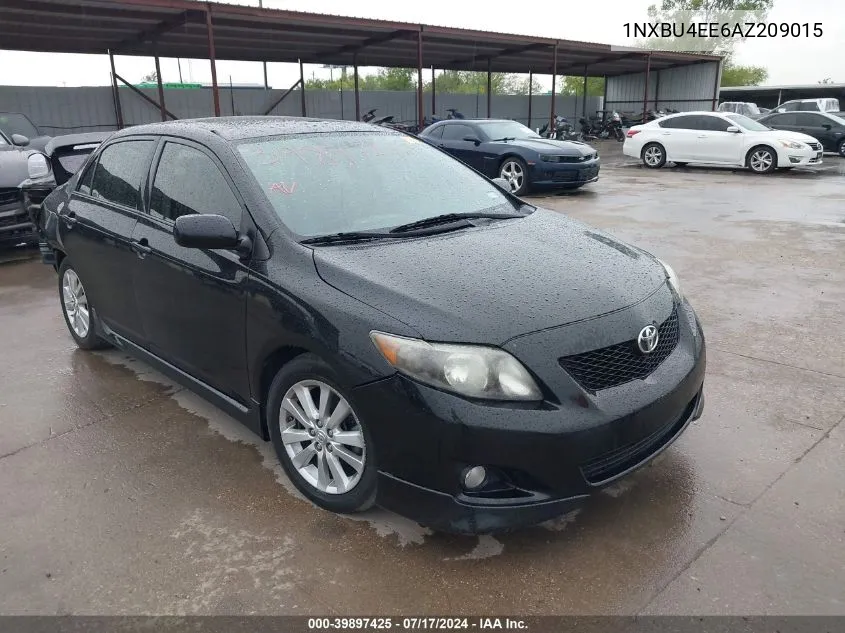 2010 Toyota Corolla S VIN: 1NXBU4EE6AZ209015 Lot: 39897425